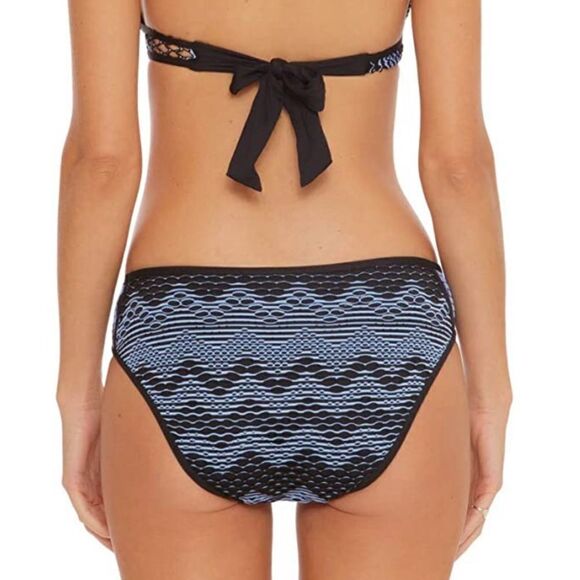 NWOT Becca by Rebecca Virtue Reveal Crochet Hipster Bikini Bottom XS - Picture 3 of 6